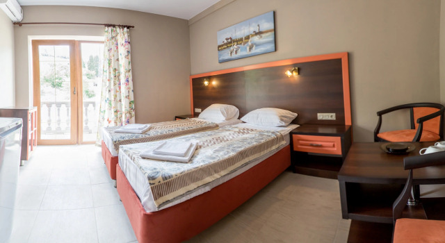 Standaard Tweepersoonskamer met balkon en  uitzicht op de bergen Dacha Driada Guest House