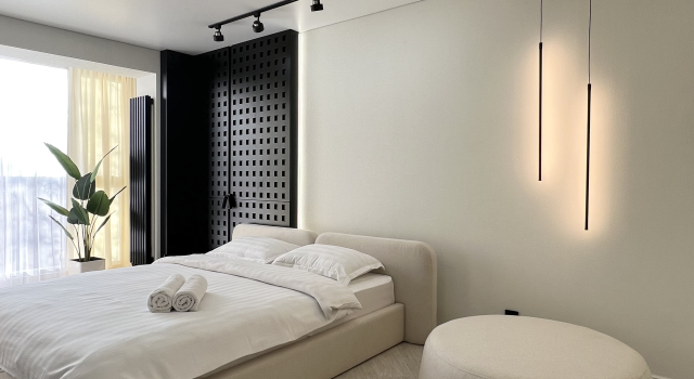 Lux Na Beregu Irtysha Apartments, Rezerwuj Apartament Hotele w Pavlodar Region z parkingiem, Parking