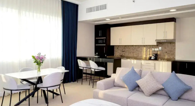 Апартаменты c 1 комнатой с видом на город Jannah Executive Hotel Apartments