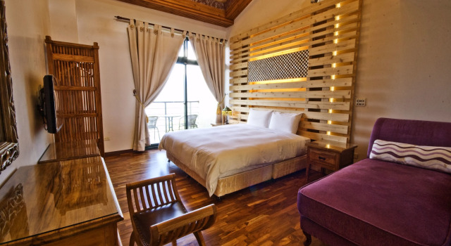 Четырёхместный номер Deluxe Мансарда Yun Wu B&B
