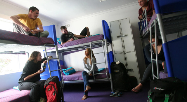 Кровать в общем номере Original Backpackers