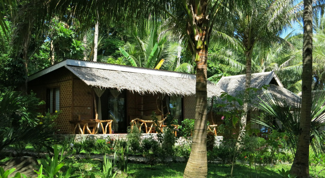 Двухместный номер Deluxe с красивым видом из окна Camiguin Volcan Beach Eco Retreat & Dive Resort