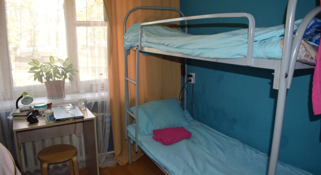 Кровать в общем номере ECO-Hostel