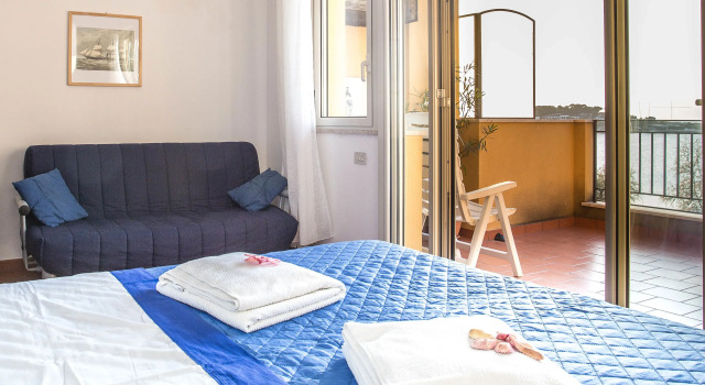 Апартаменты с 2 комнатами с видом на море Palermo Mare Holidays