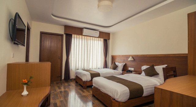 Одноместный номер Deluxe с балконом Mount View Pokhara