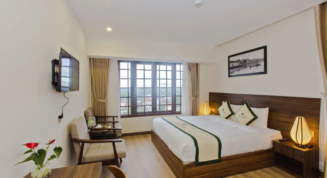 Трёхместный номер Deluxe Ally Beach Boutique Hotel Hoian