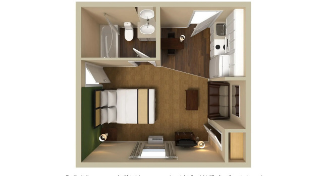 Студия Extended Stay America Select Suites - Destin - US 98 - Emerald Coast Pkwy
