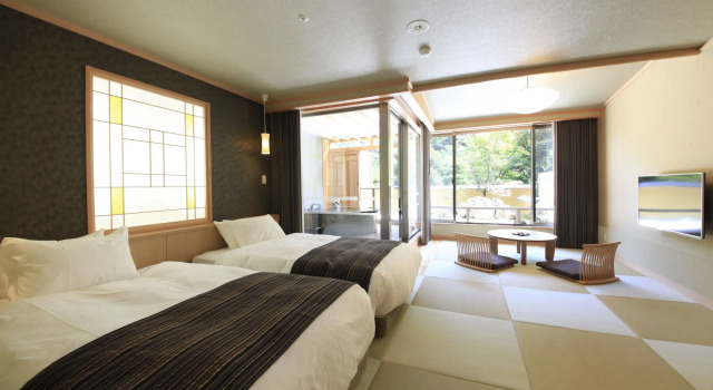 Номер Japanese-Western Style Suisai Hotel Okada