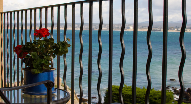 Двухместный номер Standard с балконом и с видом на гавань Monterey Bay Inn