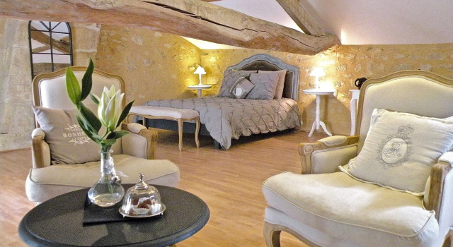 Люкс Deluxe Moulin de Rioupassat B&B de Charme