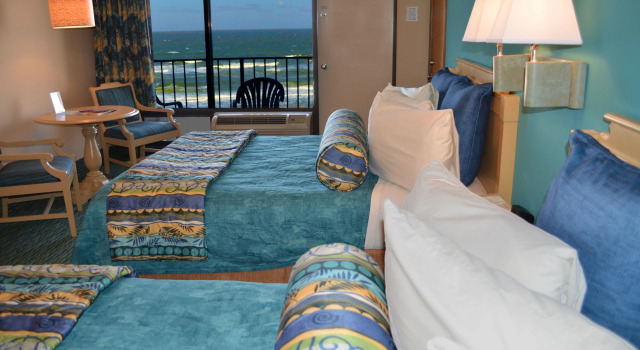 Четырёхместный номер Standard oceanfront Sun Viking Lodge - Daytona Beach