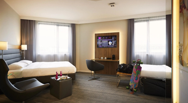 Семейный номер Standard Moxy Aberdeen Airport