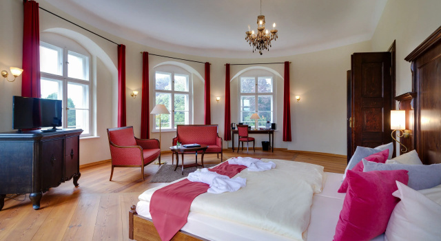 Люкс с видом на сад Schlosshotel Fürstlich Drehna