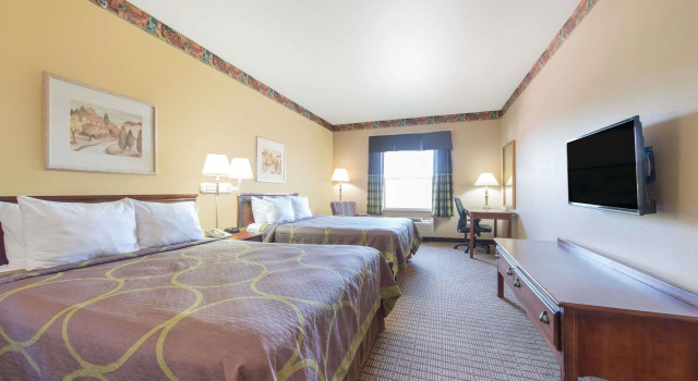 Четырёхместный номер Standard Super 8 by Wyndham Fort Worth Stockyards