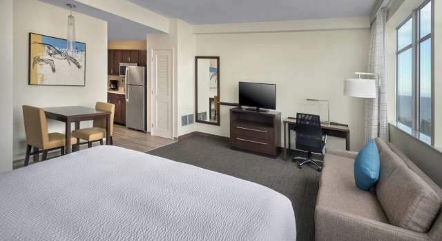 Двухместная студия Low Floor with city view Residence Inn Fort Lauderdale Pompano Beach/Oceanfront