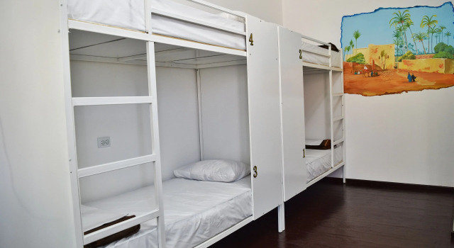 Кровать в общем номере Trip.LE Hostel