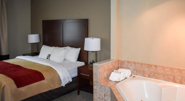 Двухместный номер с гидромассажной ванной Comfort Inn Bordentown near NJ Turnpike