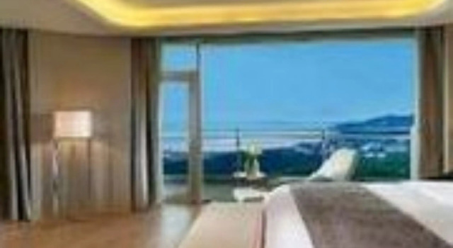 Двухместный номер Deluxe с видом на море Wyndham Grand Qingdao