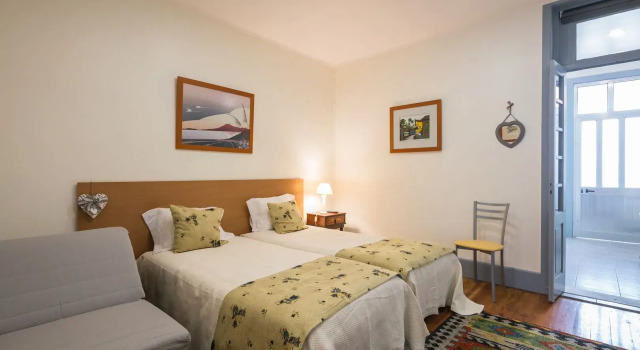 Апартаменты c 1 комнатой Apartamento A Francos Artist Painting 2