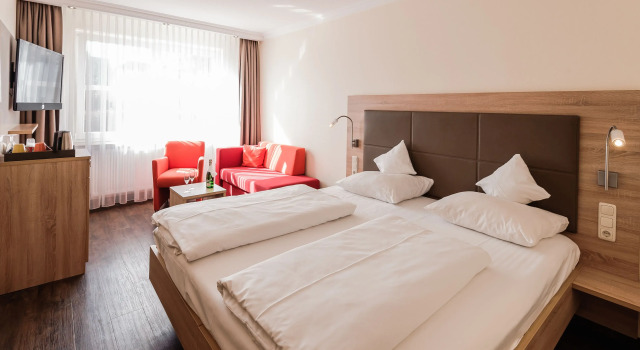 Двухместный номер Premium с видом на город Hotel an der Linah garni