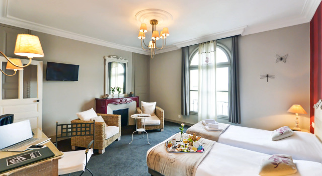 Двухместный номер Standard с видом на реку Logis Hôtel Restaurant Cristal
