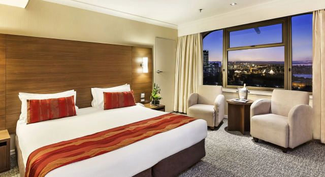Двухместный номер Deluxe с видом на гавань The Sydney Boulevard Hotel