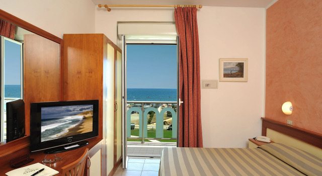 Двухместный номер с видом на море Hotel Adria