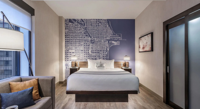 Двухместный номер Standard Cambria Hotel Chicago Loop - Theatre District