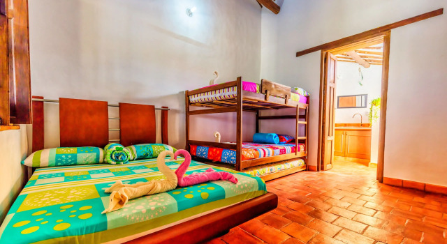 Семейный номер Standard c 1 комнатой Santa Monica Barichara-con piscina y parqueadero
