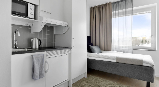 Студия Economy Forenom Hotels & Apartments Flemingsberg - 10min from Älvsjö