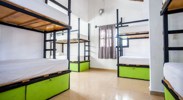 Кровать в общем номере (женский номер) Che Tulum Hostel & Bar Adults Only