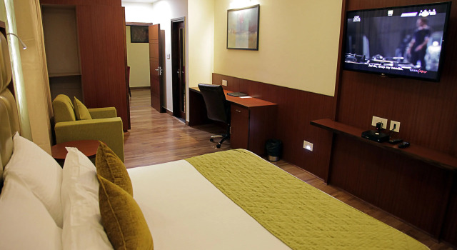 Двухместный люкс с видом на город Hotel Cama