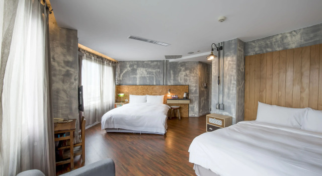 Четырёхместный номер Deluxe Hualien Wow Hostel