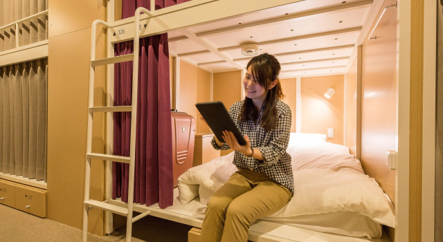 Bett im Wohnheim Grids Sapporo Hotel & Hostel