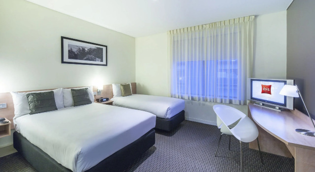 Standard double chambre ibis Melbourne Hotel and Apartments
