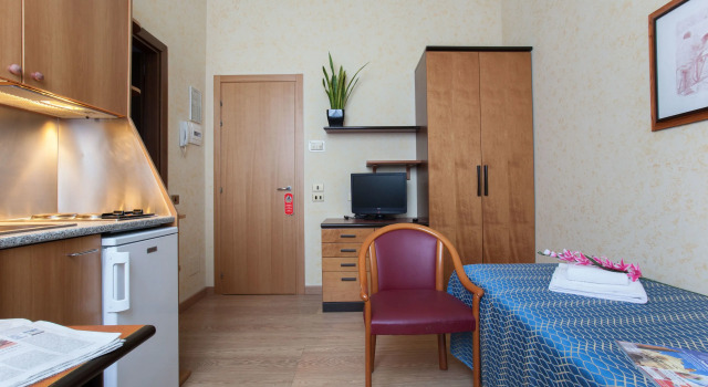 Одноместный room with Kitchenette Residence Lepontina
