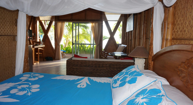 Bungalow frente a la playa Magic Reef Bungalows