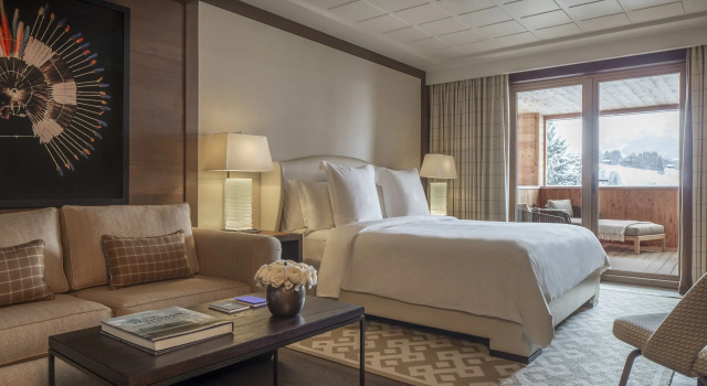 Двухместный полулюкс Отель Four Seasons Hotel Megeve