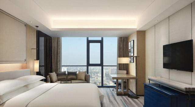 Двухместный номер с видом на город Sheraton Zibo Hotel