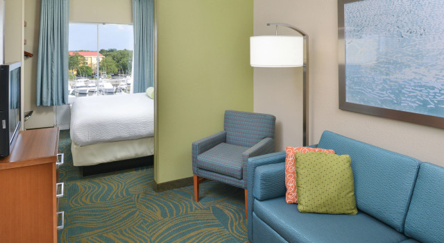 Двухместная студия SpringHill Suites Charleston Riverview