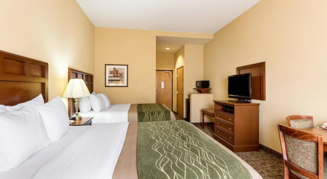Четырёхместный номер Standard Comfort Inn & Suites Blytheville