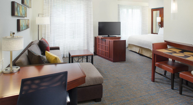 Двухместная студия Residence Inn by Marriott Roanoke Airport