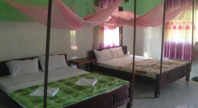 Трёхместное бунгало с видом на сад Thai Tan Tien Bungalow