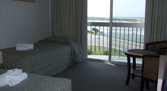 Standard- dobbelt værelse med havudsigt Scamander Beach Resort