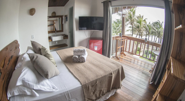 Двухместный номер Deluxe рядом с пляжем Vila Coqueiros Boutique Hotel