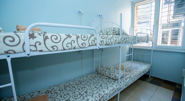Кровать в общем номере Comfort Hostel