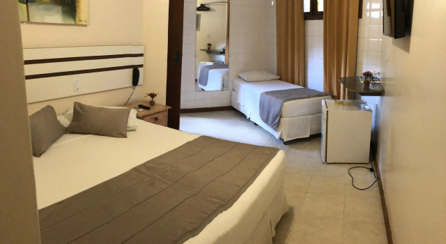 Трёхместный номер Economy Porto Geraes Praia Hotel