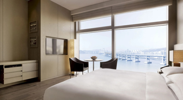 Camera doppia con vista sull'oceano Park Hyatt Busan