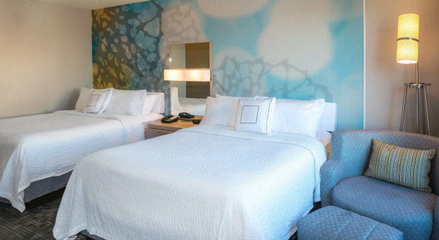 Четырёхместный номер Standard Courtyard by Marriott Nashville at Opryland