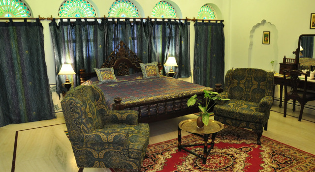 Люкс Khandela Haveli -A Heritage Boutique Hotel in Jaipur